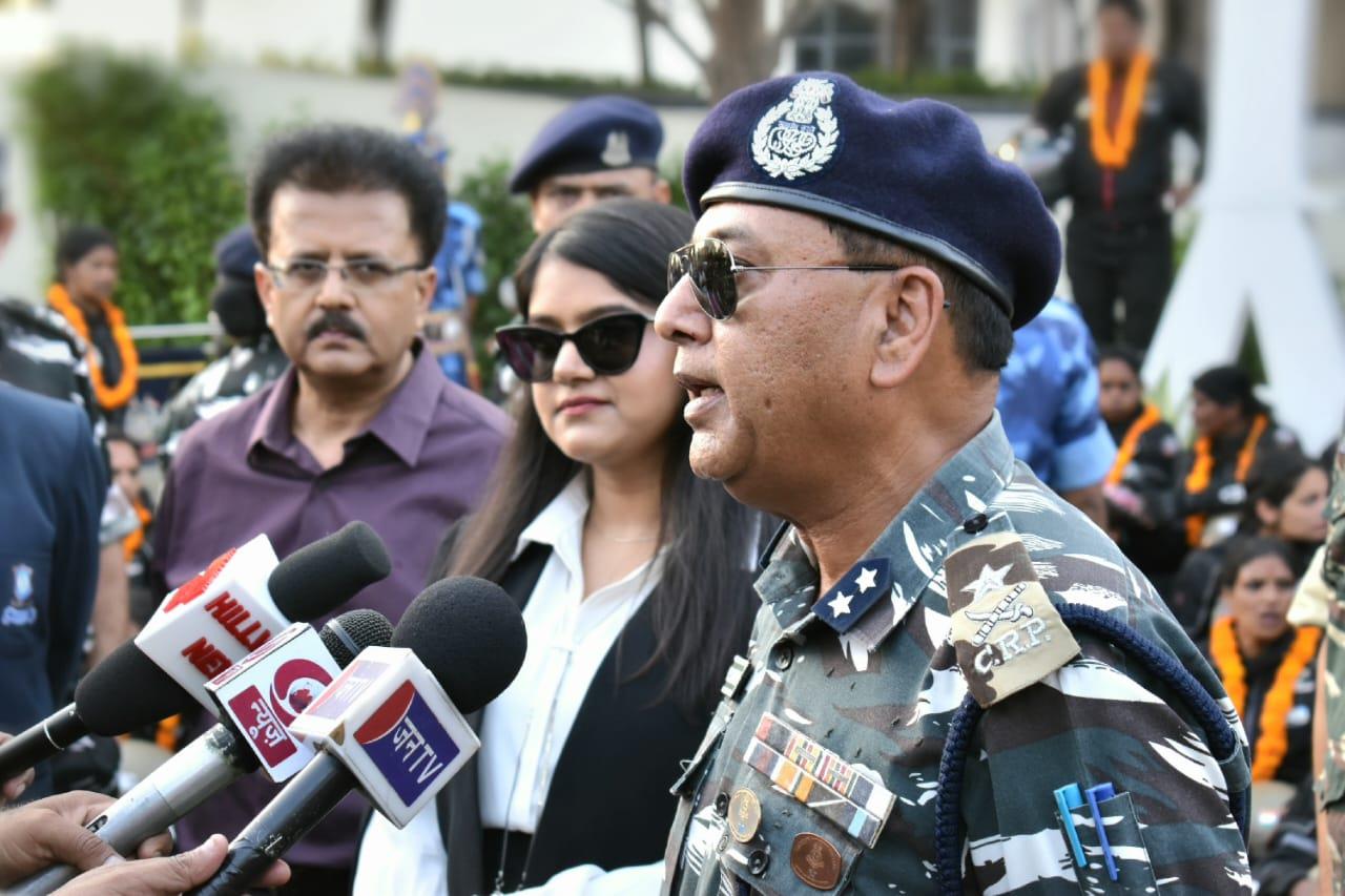   CRPF WOMEN BIKE EXPEDITION 2023 JAIPUR